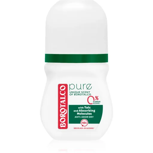 Borotalco Pure Original dezodorant roll-on bez obsahu hliníkových solí 50 ml