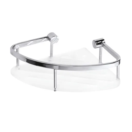 Bemeta Cytro rohová polička chróm / biela 146208376