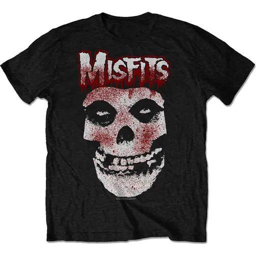 Misfits tričko Blood Drip Skull Čierna XL