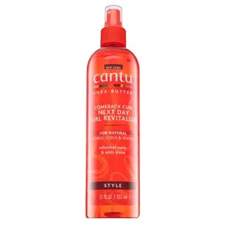 Cantu Shea Butter Comeback Curl Next Day Curl Revitalizer bezoplachová starostlivosť pre vlnité a kučeravé vlasy 355 ml