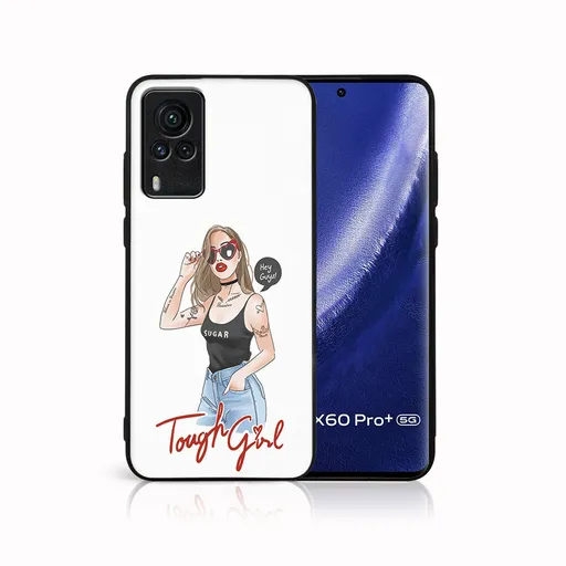 MY ART Ochranný obal Vivo X60 Pro 5G -TOUGH GIRL (131)
