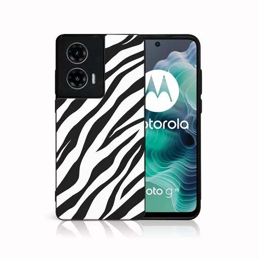 MY ART Ochranný kryt pre Motorola Moto G35 5G ZEBRA (237)