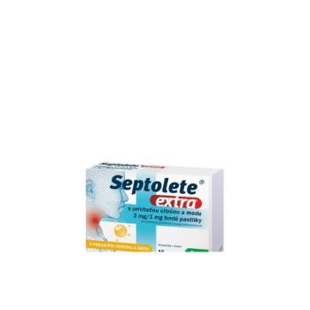 Septolete extra citrón a med pastilky 16 ks