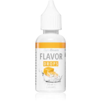 GymBeam Flavor Drops dochucovadlo príchuť Caramel 30 ml