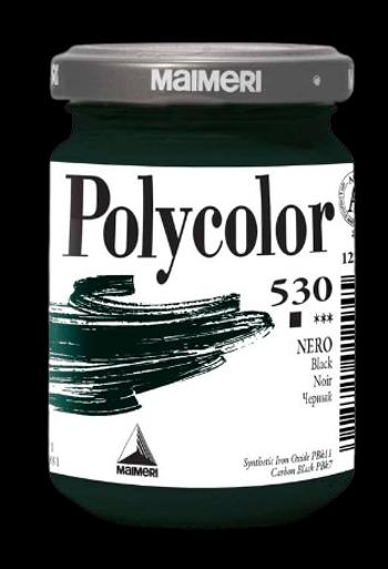 MAIMERI POLYCOLOR - Jemné vinylové farby 530 - black, 140 ml