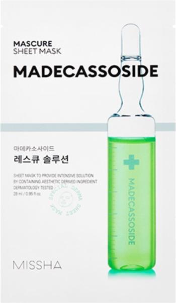 Missha Upokojujúca pleťová maska Mascure Madecassoside (Sheet Mask) 28 ml
