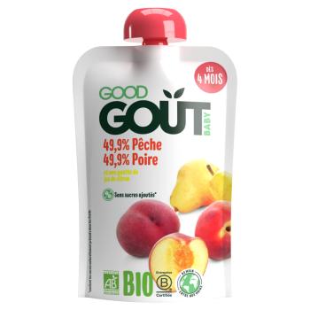 GOOD GOUT Broskyňa s hruškou BIO 120 g