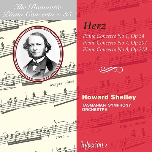Howard Shelley, HERZ: PIANO CONCERTOS NOS. 1, 7 & 8 (HYPERION ROMA, CD