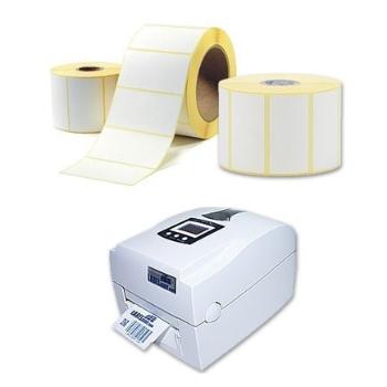 Samolepiace etikety 92x50 mm, 1000ks, termo, rolka