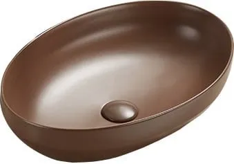 MEXEN - Cornelia umývadlo na dosku 50x36, hnedá mat 21885068