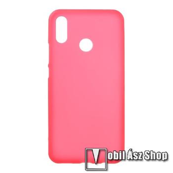 Szilikon védő tok / hátlap - FLEXI - PIROS - HUAWEI nova 3i / HUAWEI P Smart+