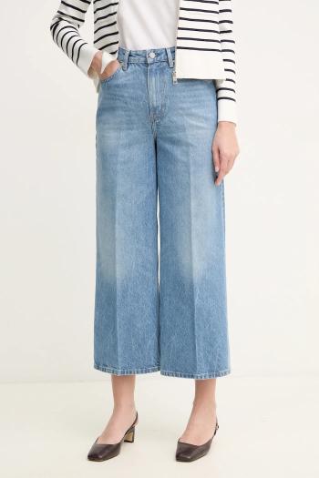 Džínsy s prímesou ľanu Tommy Hilfiger dámske, WW0WW44366