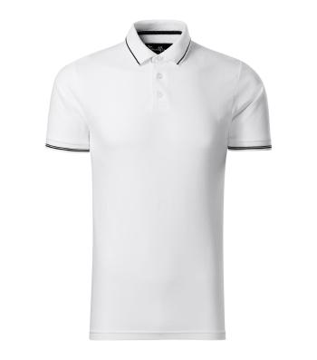 MALFINI Pique pánska polokošeľa Perfection Plain - Biela | XXXL