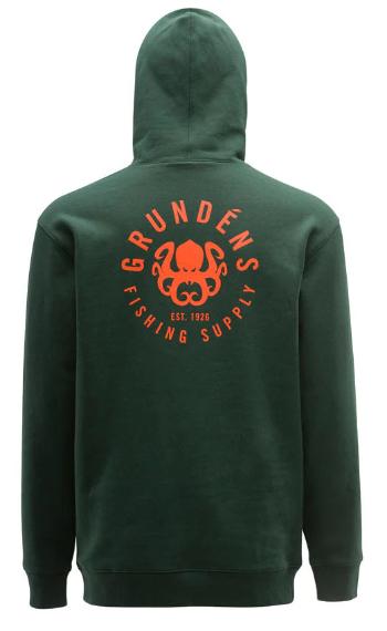 Grundéns mikina displacement dwr hoodie kraken deep forest - l