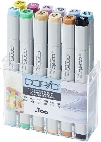 Copic Classic Fixky Pastel Colours 12 ks