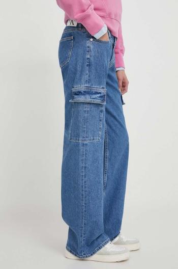 Rifle Calvin Klein Jeans dámske, vysoký pás, J20J223688
