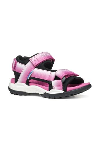 Detské sandále Geox BOREALIS ružová farba, J550WA.015AN