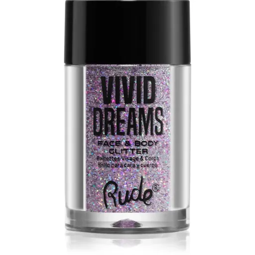 Rude Cosmetics Vivid Dreams Glitre na tvár i telo odtieň Multiverse 2.7 g