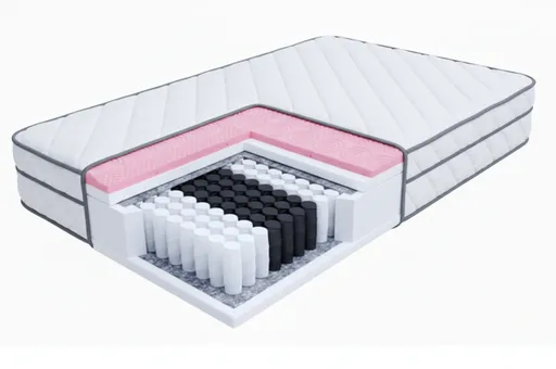 Elvisia Taštičkový matrac COMFORT ZONE Silver | 80 x 200 cm