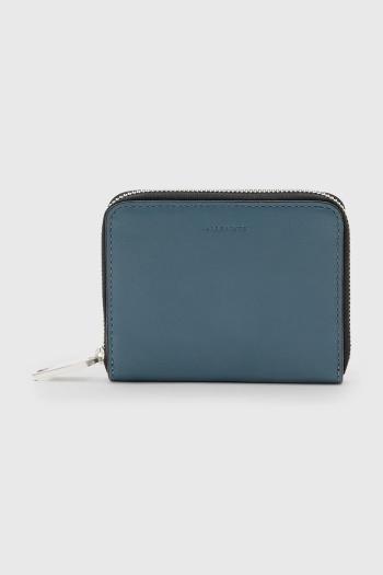 Kožená peňaženka AllSaints LENA HEX čierna farba, W130XC