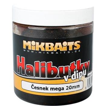 Mikbaits Halibutky v dipe Cesnak 20 mm 250 ml (8595602229765)