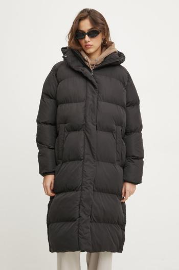 Bunda Superdry dámska, čierna farba, zimná, oversize, W5011801A-02A