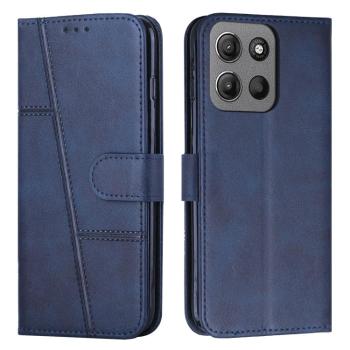 STITCHED Peňaženkový kryt pre Motorola Moto G15 / G15 Power modrý