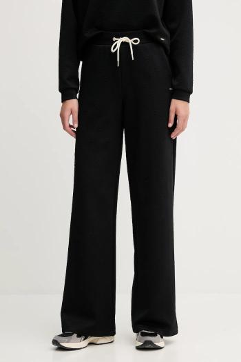 Tepláky Guess PEONY čierna farba, jednofarebná, V5YB19 KBSL2