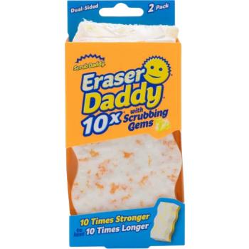 Scrub Daddy Eraser Daddy bureți magici de 10x mai puternici 2 bucăți