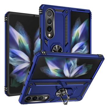 RING Obal s držiakom pre Samsung Galaxy Z Fold4 5G modrý