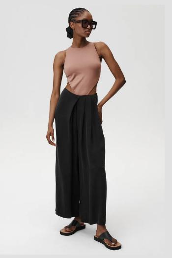 Nohavice Undress Code Giselle Pants čierna farba, široké, vysoký pás, 884