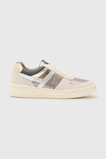 Kožené tenisky AllSaints Vix Suede Sneaker dámske, biela farba, W125FB