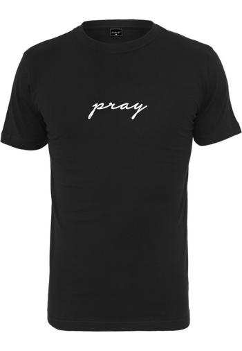 Mr. Tee Pray EMB Tee black - XL