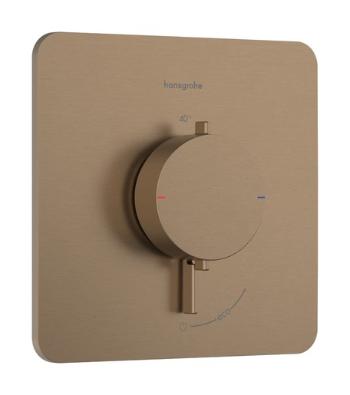 Sprchová batéria Hansgrohe Ecostat Comfort Q bez podomietkového telesa kartáčovaný bronz 33712140
