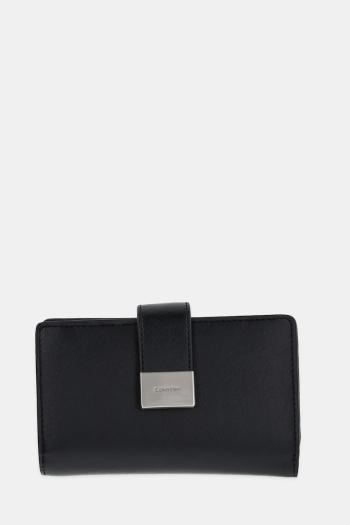 Peňaženka Calvin Klein dámska, čierna farba, K60K612961