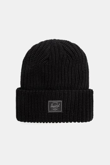 Čiapka Herschel Douglas čierna farba, 50635-00001-OS