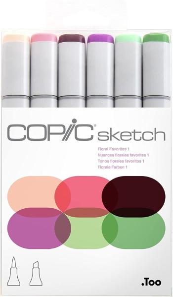 Copic Sketch Fixky Floral Favorites 1 6 ks