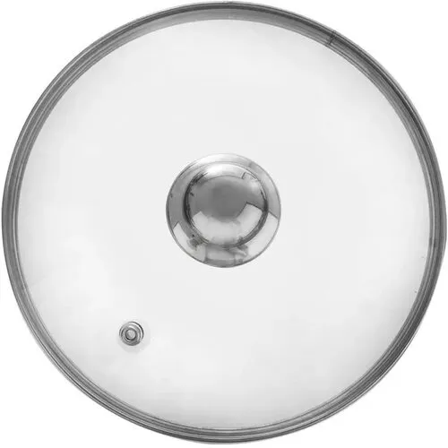 Orion Sklenená poklice s nerezovou úchytkou, pr. 22 cm, 22 cm
