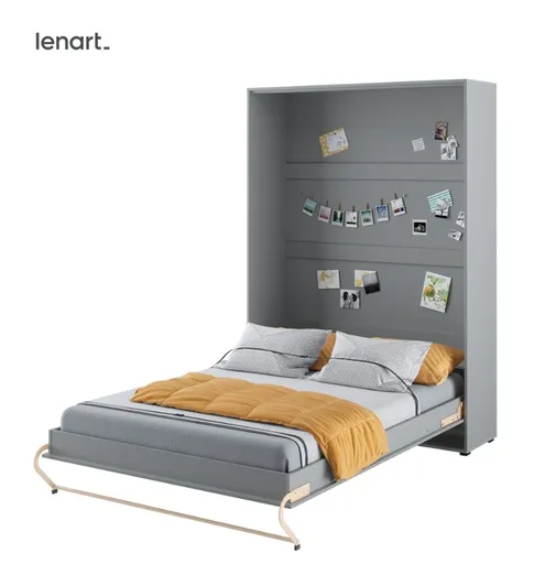 Dig-net nábytok Sklápacia posteľ Lenart CONCEPT PRO CP-01 sivá | 140 x 200 cm