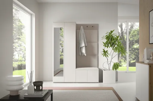 ArtPK Predsieň BIANCO 3 | cashmere so zrkadlom Farba: Trinity 01