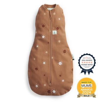 ERGOPOUCH Zavinovačka a vak na spanie 2v1 Cocoon Sunny 0-3 m, 3-6 kg, 0,2 tog