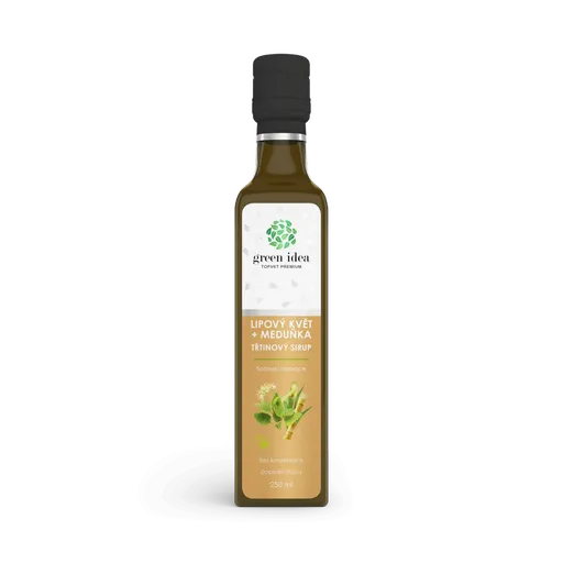 Lipový kvet+medovka sirup trstinový 250 ml - Green idea