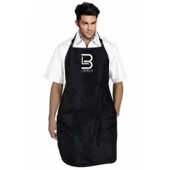 L3VEL3 čierna barber zástera