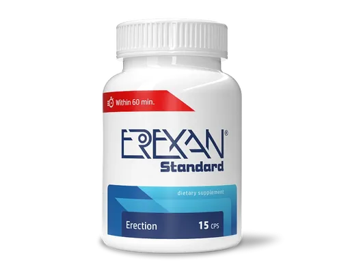 EREXAN Standard pre intímne potreby mužov v každom veku - 15 kapsúl