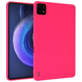 RUBBER Ochranný kryt pre Xiaomi Pad 6 / Pad 6 Pro neónovo ružový