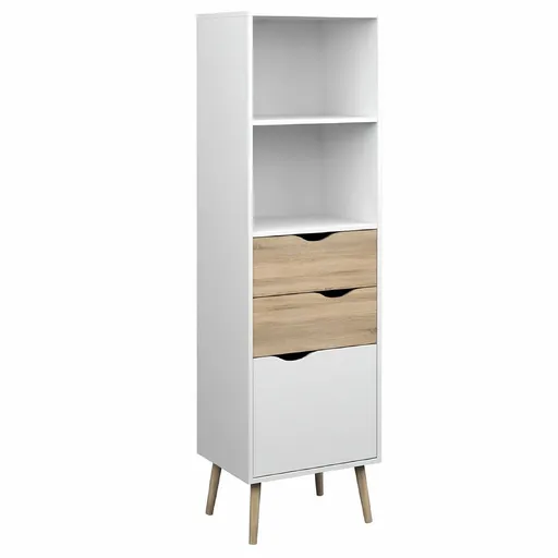 Knižnica OSLO 75382, biela