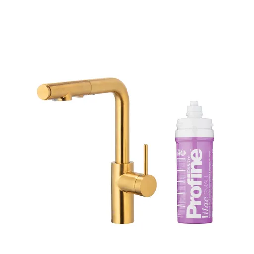 KFA KFA - Batéria drezová DUERO PURE BASIC výsuvná s filtráciou brúsené zlato 6623-115-31