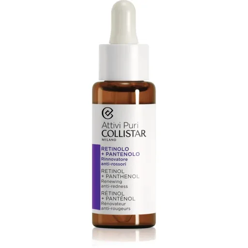 Collistar Attivi Puri® Retinol + Panthenol protivráskové retinolové sérum s panthenolom 30 ml