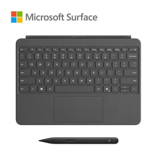 Microsoft Surface Pro 12" Keyboard + Slim Pen 2 Bundle (Slate), Commercial, ENG