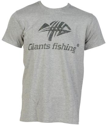 Giants fishing tričko pánské šedé camo logo - xxxl